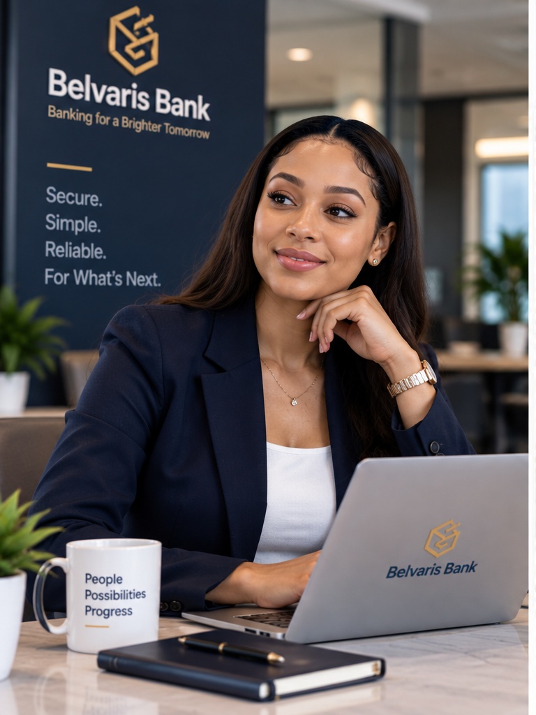 Belvaris customer using digital banking